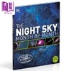 【中商原版】夜空逐月 The Night Sky Month by Month 英文原版 DK百科 天文学 观星 天文日历 行星星座图集 商品缩略图1