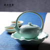 龙泉青瓷 影青 花好月圆茶具套组 商品缩略图2