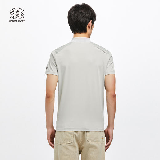 KOLONSPORT可隆POLO男款防晒UPF40+户外休闲衣轻量吸湿短袖T恤LHPT2MN219 商品图1