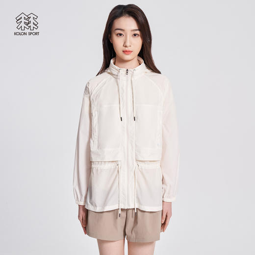 KOLONSPORT可隆皮肤衣女款户外防晒UPF50+运动上衣夹克外套LKJK2MT608 商品图0
