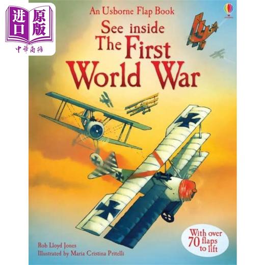 【中商原版】See Inside The First World War 尤斯伯恩看里面系列：揭秘一战 英文原版 进口原版 儿童图画书 历史 Rob Lloyd Jones 商品图0