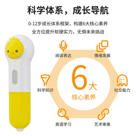 【领券立减 心喜阅童书】小鸡球球WiFi版智能点读笔（单笔） 商品图6