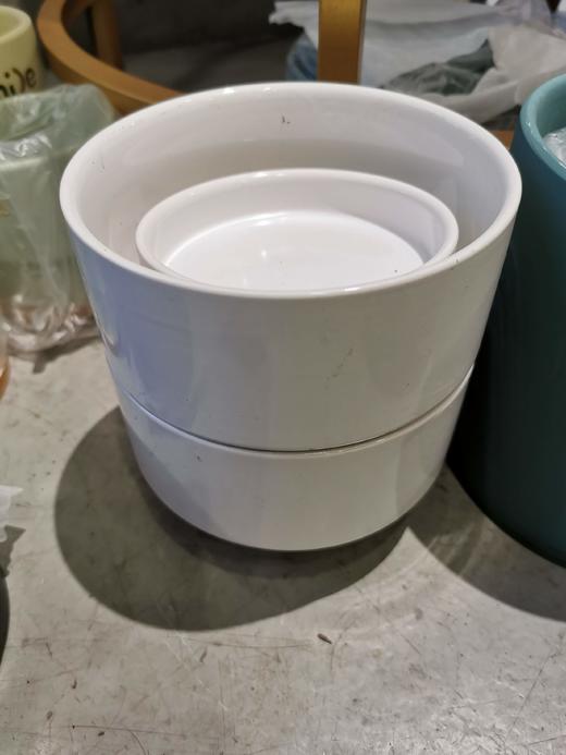白陶瓷盆 商品图0