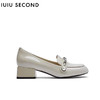 IUIU SECOND春夏时尚金属饰扣矮跟皮鞋  U21CM36181 商品缩略图2