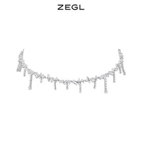ZEGL设计师月光倾城系列四芒星项链女高级设计感轻奢小众锁骨颈链