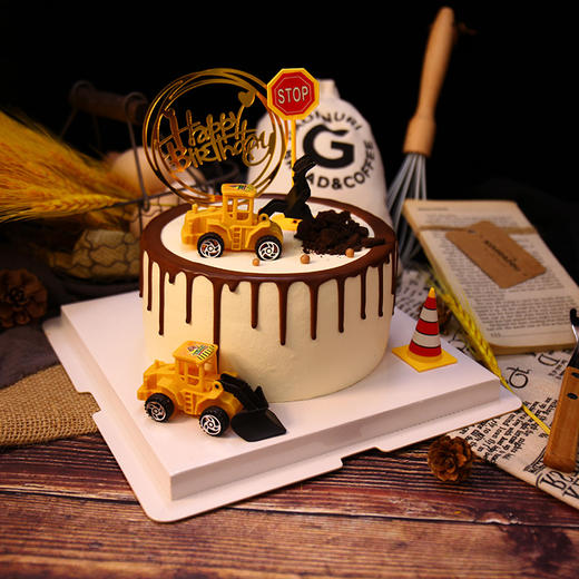 巧克力挖土机蛋糕 商品图1