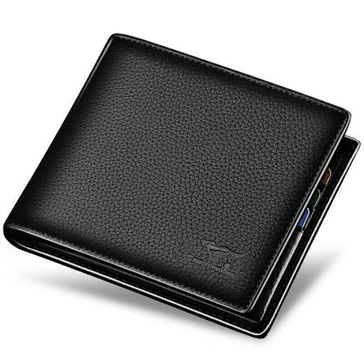 【七匹狼】七匹狼腰带头层牛皮短款男士钱包+自动扣牛皮带精装礼盒【父亲节礼物】 商品图4