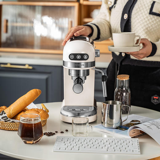 柏翠半自动咖啡机|25秒萃取，随时实现咖啡自由，简单操作易清洗 商品图4