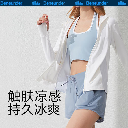 蕉下22新品防晒衣女款防紫外线短外套薄户外凉感upf50防晒衫（氮壳标款） 商品图2