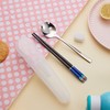 【专柜-多样屋】-合金筷便携筷勺套装 小孩男女吃饭 商品缩略图3