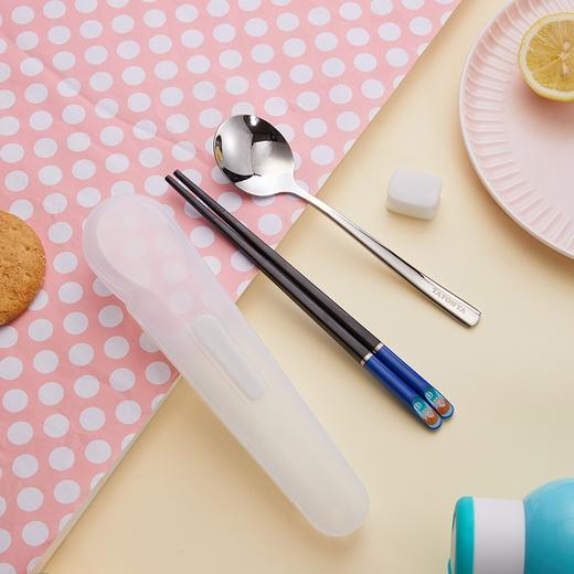 【专柜-多样屋】-合金筷便携筷勺套装 小孩男女吃饭 商品图3