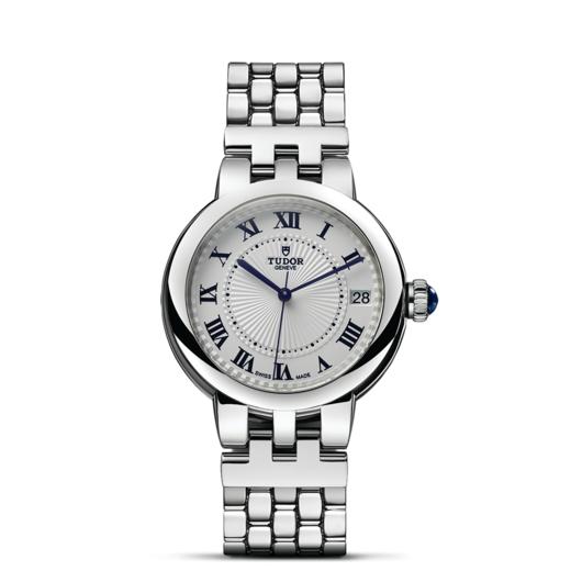 帝舵玫瑰系列 | 钢表壳，直径34毫米  钢表带 商品图1