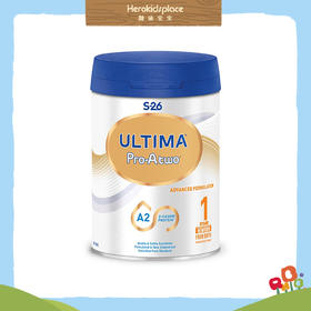 WYETH惠氏S26 ULTIMA PRO-ATWO婴幼儿配方奶粉1段900G/罐（含税）22年7月（每单限拍8罐）