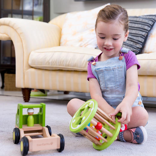 德国EverEarth 拖拉回收车单品 拖拉回收车儿童婴儿宝宝拖拉学步玩具 商品图1