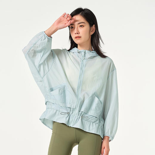 探路者防晒衣女22春夏新款户外防紫外线轻薄透气皮肤衣TAZK82252 商品图2