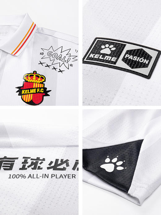 KELME卡尔美运动休闲POLO衫男子22夏季翻领透气短袖舒适宽松上衣6224PL1003 商品图4