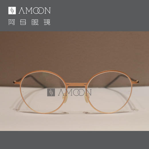 阿目&markusT 经典金色圆框 商品图0