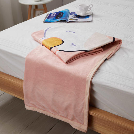 萌萌鸭双层法兰绒毯 商品图1