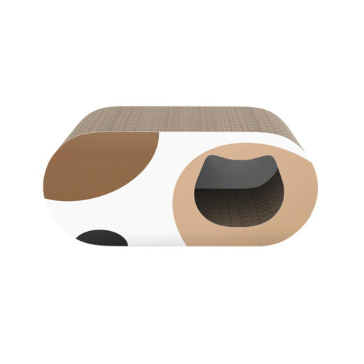 摆尾 主子优选双层加高猫抓板猫窝猫咪玩具 可以躲藏抓挠玩耍 主子优选 商品图4