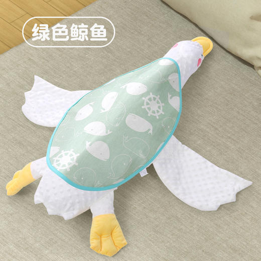【大白鹅专用凉席垫子】安抚枕天鹅婴儿趴睡排气飞机抱枕睡觉飞机安抚神器 商品图7