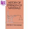 预售 【中商原版】铁摩辛柯 材料强度的历史 History of Strength of Materials Revised 英文原版 Stephen P Timoshenko 工程 商品缩略图0