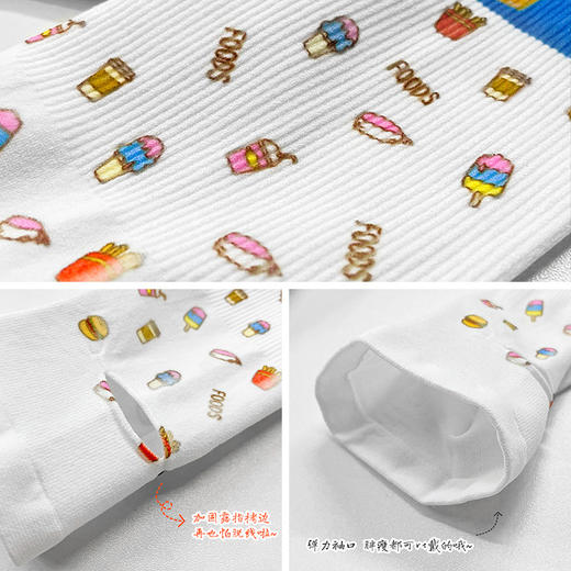 「25款可选！冰丝材质冰袖」春夏季有指户外运动骑行防护遮阳冰袖女时尚饰品创意卡通防晒护臂袖套 商品图3