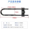 丰力密码u型锁玻璃门锁伸缩锁双开推拉门办公室门店商铺店面锁锁具挂锁u形锁 商品缩略图2