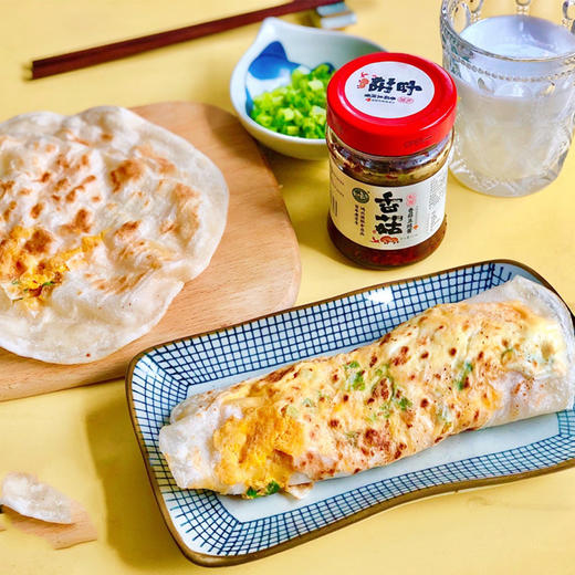 会鼓大泡的手抓饼！【鸡蛋灌饼】 松软香  营养早餐 宝宝超爱 70g*10张*2袋（送油刷和纸袋）每日良食 商品图0