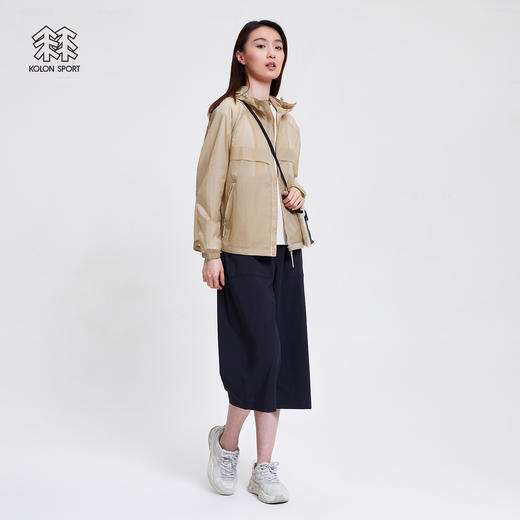 KOLONSPORT可隆皮肤衣女款可收纳外套防风夹克轻量户外休闲衣风衣LKJK2MTK66 商品图2