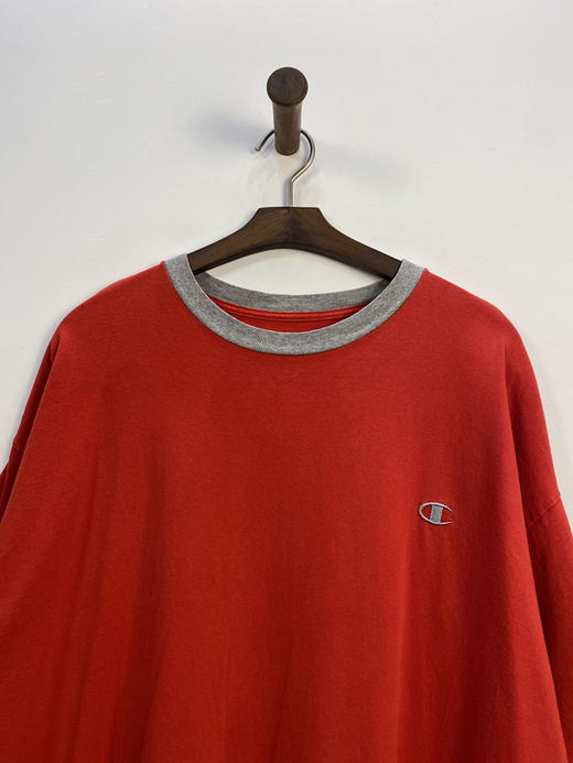 Champion 冠军 高磅数 绣花眼 短袖T恤 _SST(2XL) 商品图0