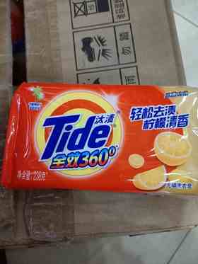 汰渍三重功效柠檬清新洗衣皂238g