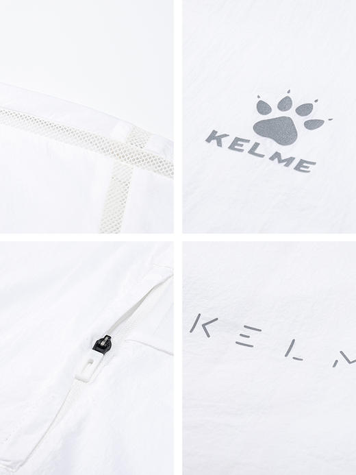 KELME卡尔美户外防晒梭织皮肤衣女2022夏季新款透气连帽开衫外套6223WT2005 商品图4