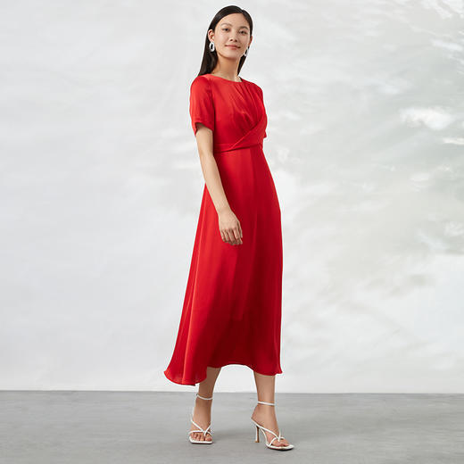 EITIE爱特爱夏季新款气质优雅高腰晚礼服女6677308 商品图3