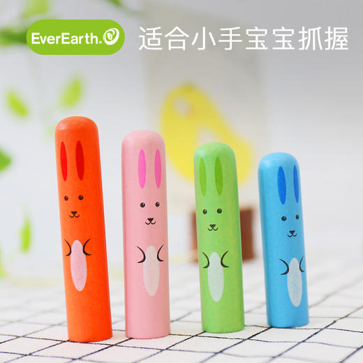 德国EverEarth 闪电跳跳兔 12个月以上单品 3-6岁反应专注力木质制弹跳桌面玩具 按压解压 商品图4
