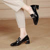 复古时尚中跟女鞋，粗跟深口单鞋 LD-7147 商品缩略图4