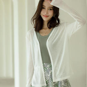 【显瘦遮肉】伊麦优品氧气小开衫
