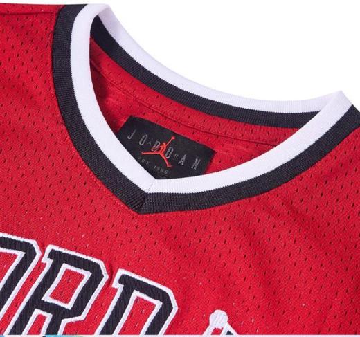 AIR JORDAN乔丹童装男童AJ夏季新款V领速干短袖T恤衫 JD2022042 商品图2