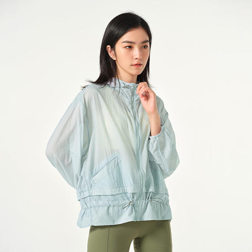 探路者防晒衣女22春夏新款户外防紫外线轻薄透气皮肤衣TAZK82252 商品图3
