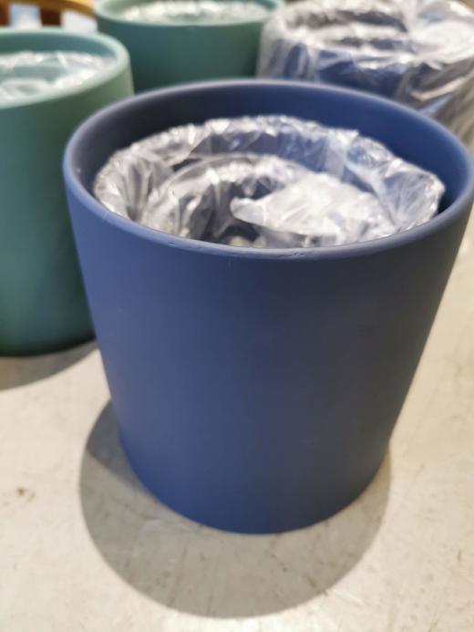 蓝圆陶盆 商品图0