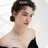 ZEGL设计师月光倾城系列四芒星项链女高级设计感轻奢小众锁骨颈链 商品缩略图3