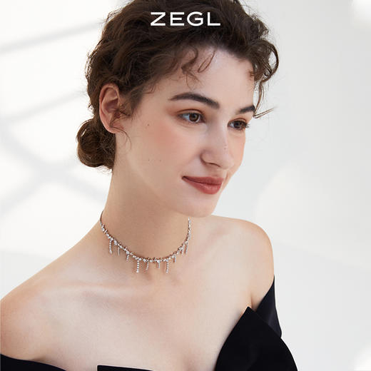 ZEGL设计师月光倾城系列四芒星项链女高级设计感轻奢小众锁骨颈链 商品图3