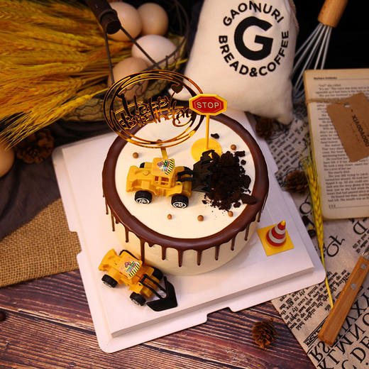 巧克力挖土机蛋糕 商品图2