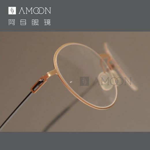 阿目&markusT 经典金色圆框 商品图2