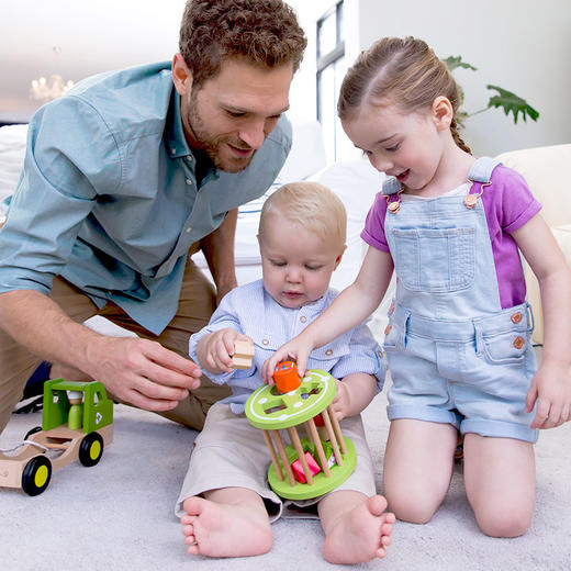 德国EverEarth 拖拉回收车单品 拖拉回收车儿童婴儿宝宝拖拉学步玩具 商品图2