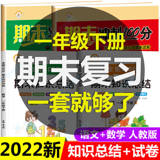 一年级下册期末总复习冲刺100分小学1下学期语文数学专项训练试卷测试卷全套同步练习册人教版考试卷子知识总结复习资料人教练习题 商品图0