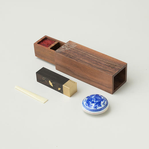 西泠印社铜木篆刻印章套装 商品图1