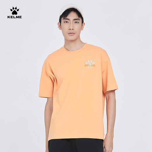 KELME卡尔美短袖男圆领薄款2022半袖休闲夏季透气打底衫运动服男6224TX1064 商品图3