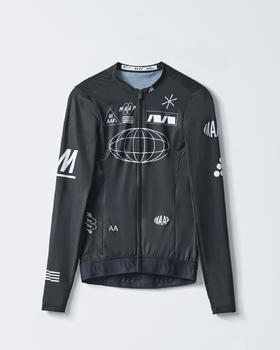 MAAP 女士 Axis Pro Jersey LS Black 长袖骑行服