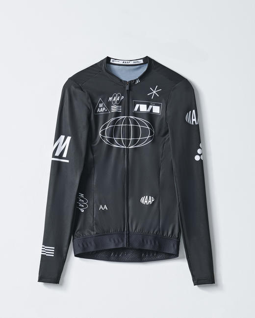 MAAP 女士 Axis Pro Jersey LS Black 长袖骑行服 商品图0