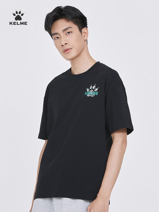 KELME卡尔美短袖男圆领薄款2022半袖休闲夏季透气打底衫运动服男6224TX1064 商品图2
